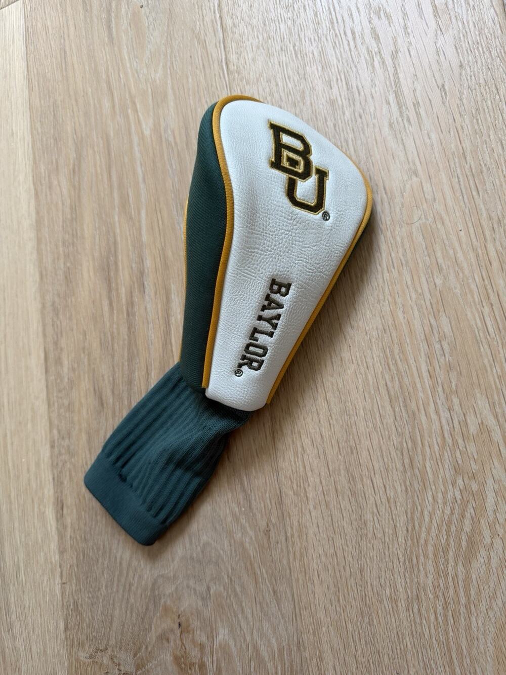 GOLF BAYLOR BU BEARS #3 DRIVER WOOD HEADCOVER NCAA White Green Yellow
